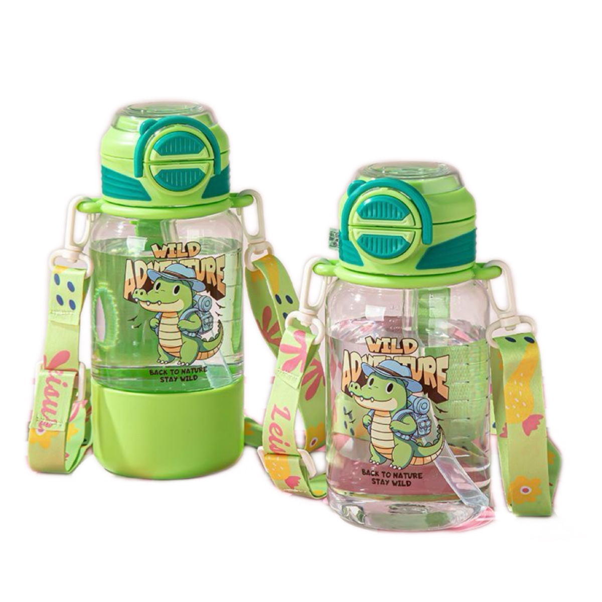 Other high-end portable water cups for men and women with straws, 650ML/700ML for primary and kindergarten babies and children Item Picture