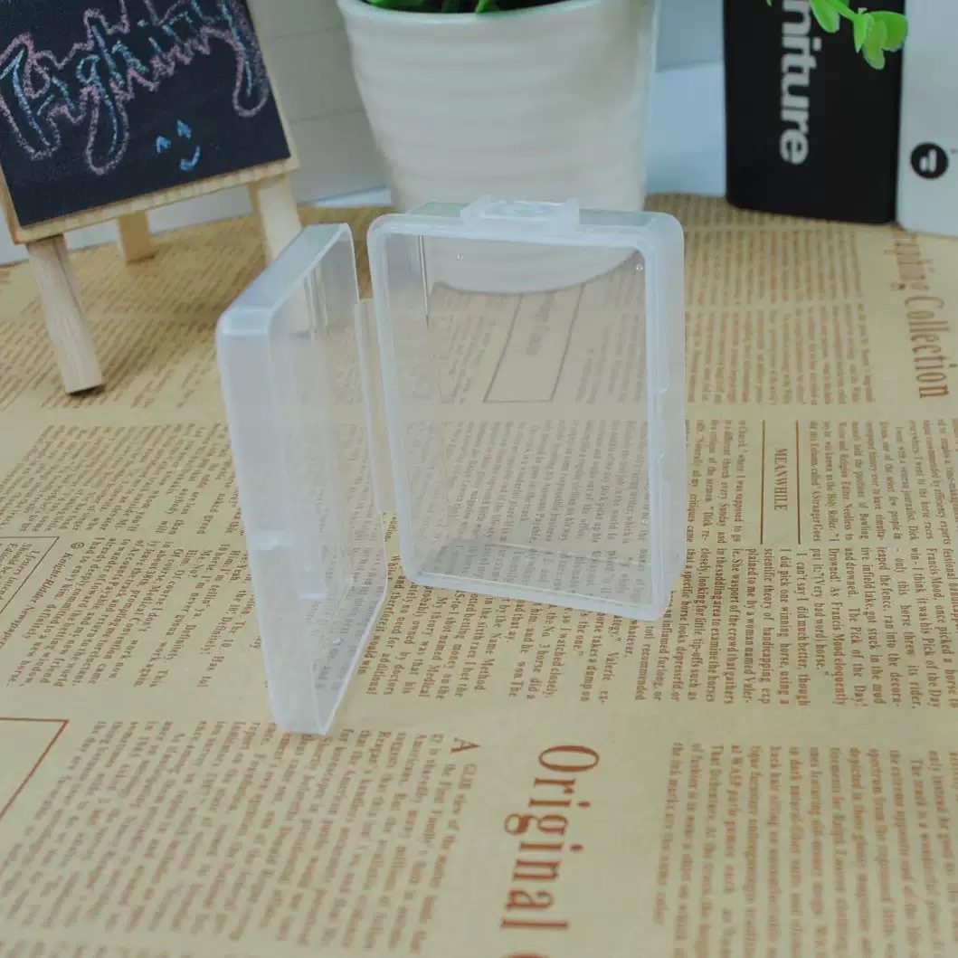 Transparent plastic box, storage box, jewelry storage box, parts box, plastic tool box, PP box, transparent box details Picture