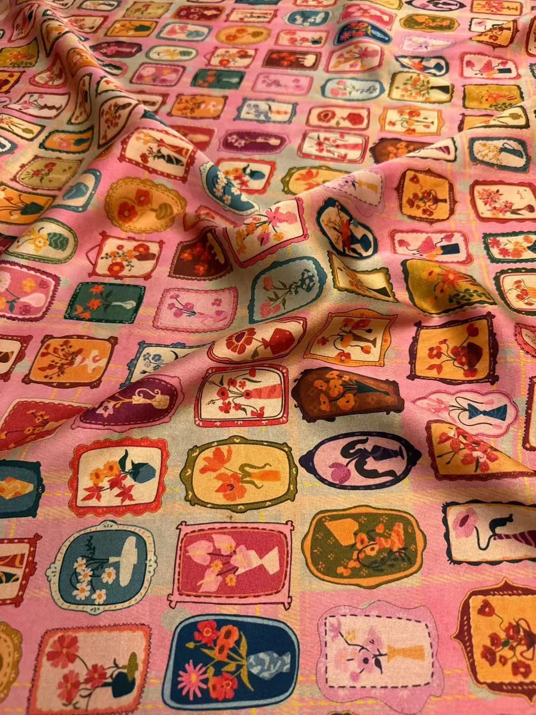 正宗顺德红云纱，花间之梦26姆米，1.2米