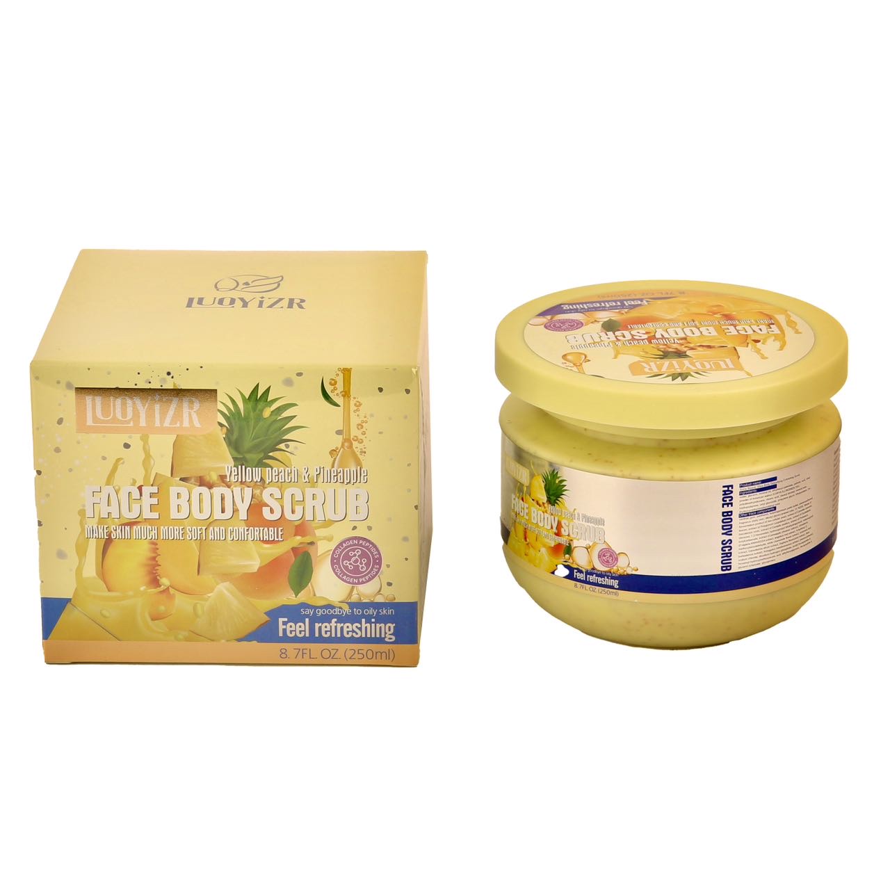 🌴【热带假日磨砂膏】🌴

✨菠萝+ 芒果+杏子=快乐三重奏  
🧴 磨走粗糙 · 留下滑嫩椰奶肌  
💦 砂糖颗粒 · 