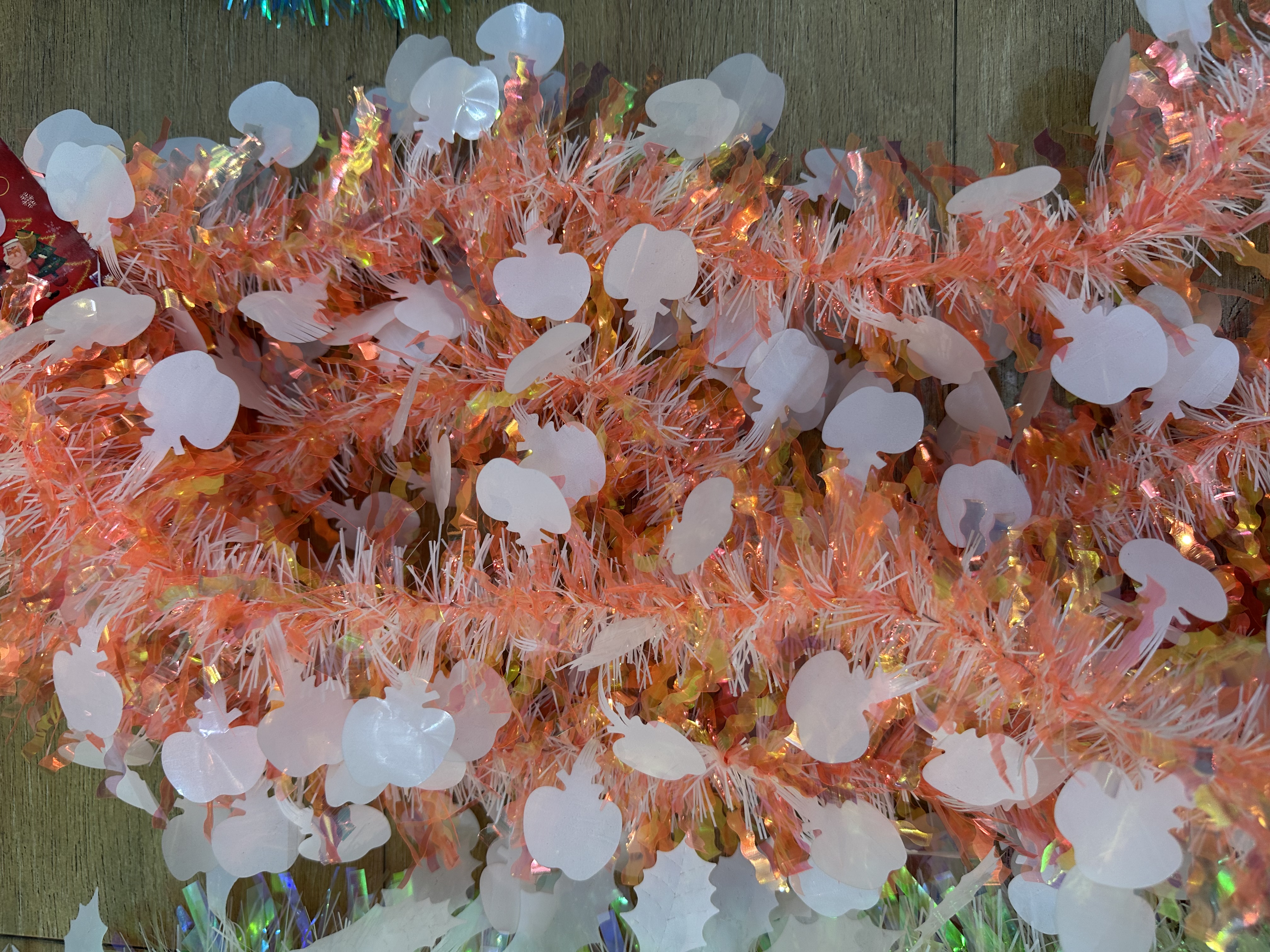 圣诞花环藤条装饰3D打印龙圣诞球圣诞房子节日装饰品套装圣诞花环藤条藤条细节图