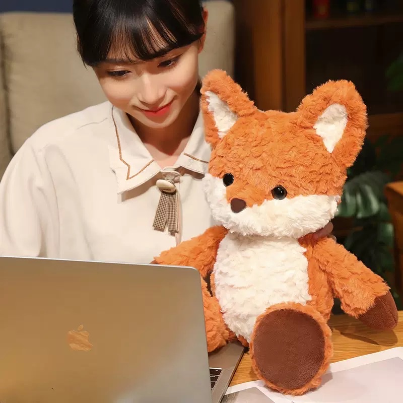可爱跑跑步小狐狸玩偶可爱女孩抱着睡觉布娃娃毛绒玩具生日礼物 详情图4