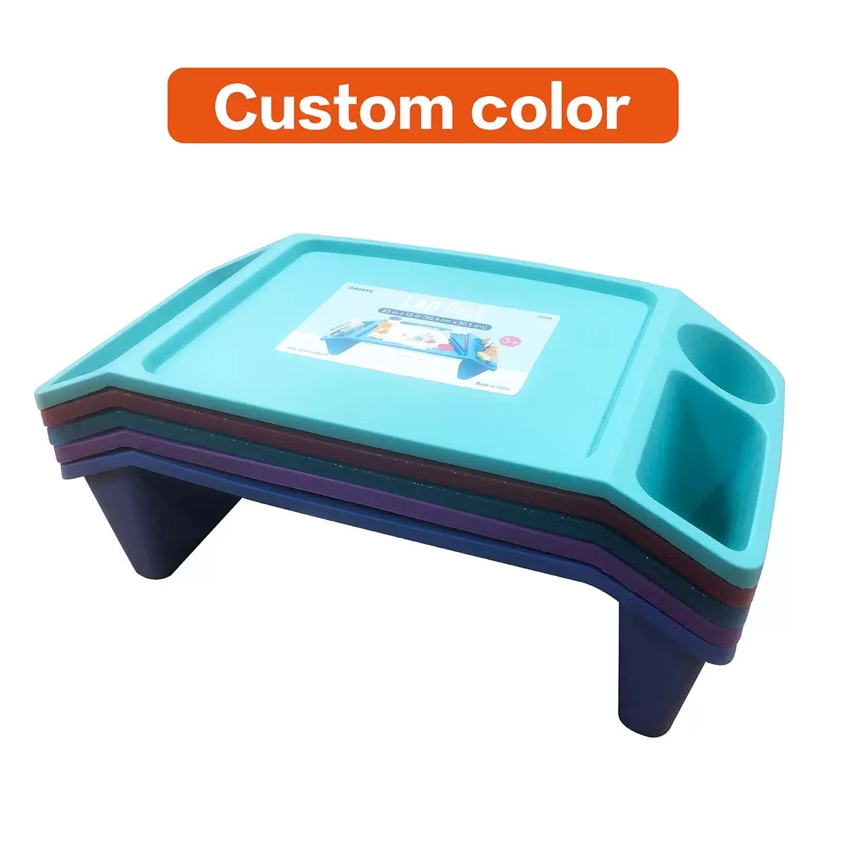 儿童多功能小桌板小画板便携式学习桌儿童用桌子小电脑桌收纳桌板多用途详情图3