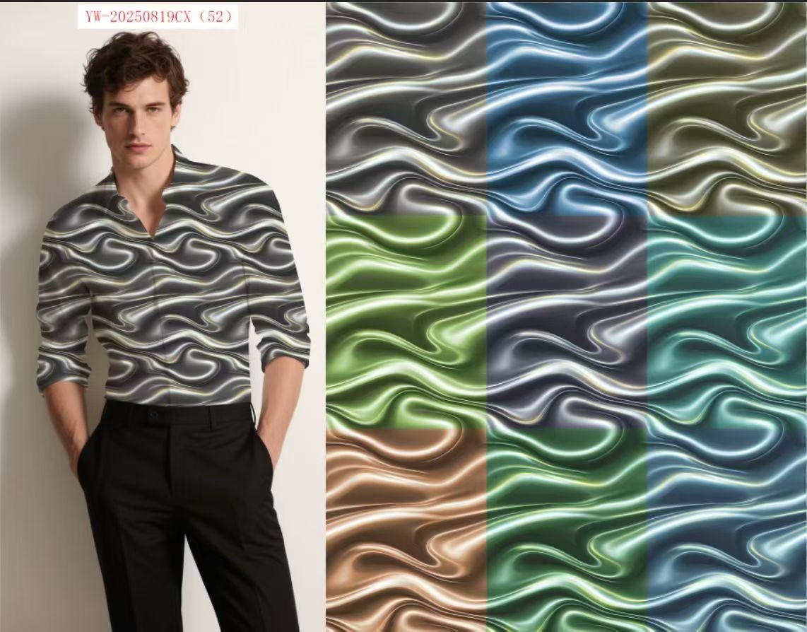 Printed fabric, fabric scarf, multi-purpose fabric, fabric, semi-perforated leather, fashion accessory material details Picture
