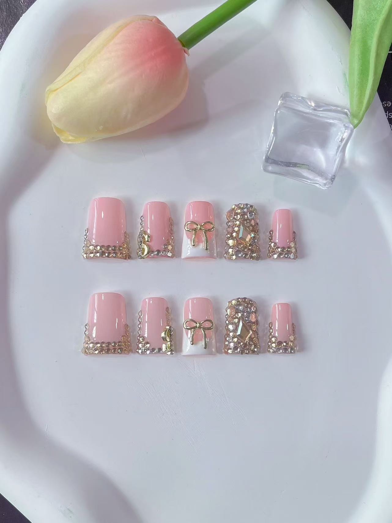 美甲钻饰品穿戴甲纯手工美甲用品美甲钻美甲配件装饰材料多款式任选