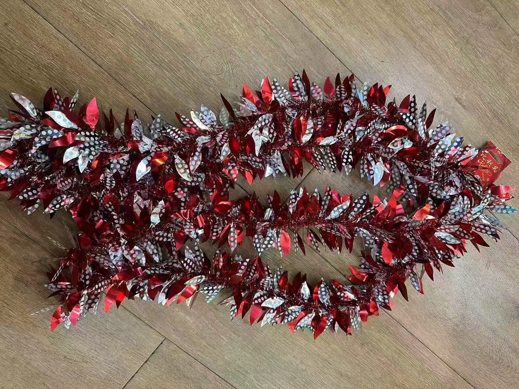 圣诞花环藤条装饰3D打印龙圣诞球圣诞房子节日装饰品套装圣诞花环藤条藤条产品图