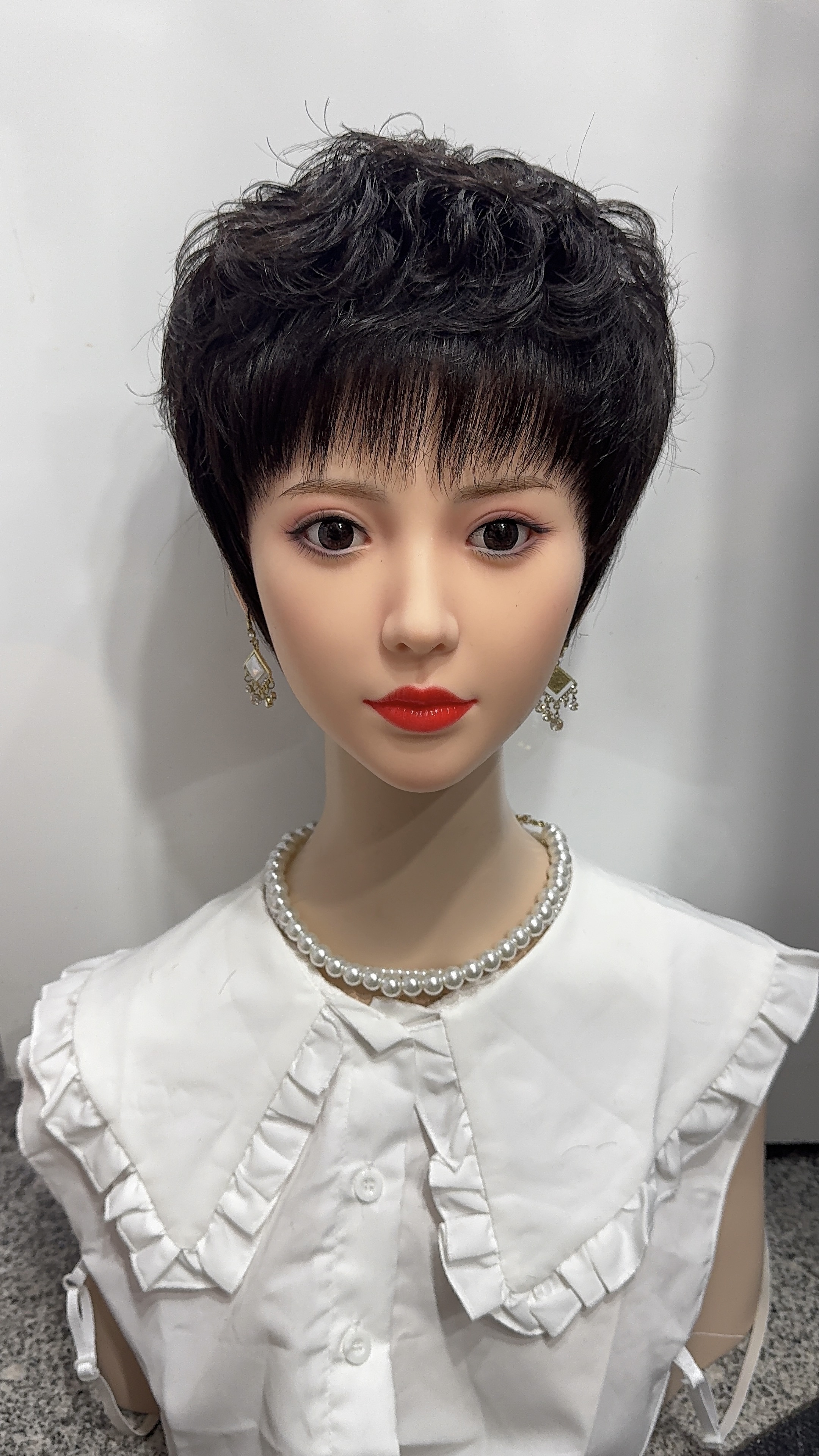 新款升级舒适透气全手织真发妈妈款