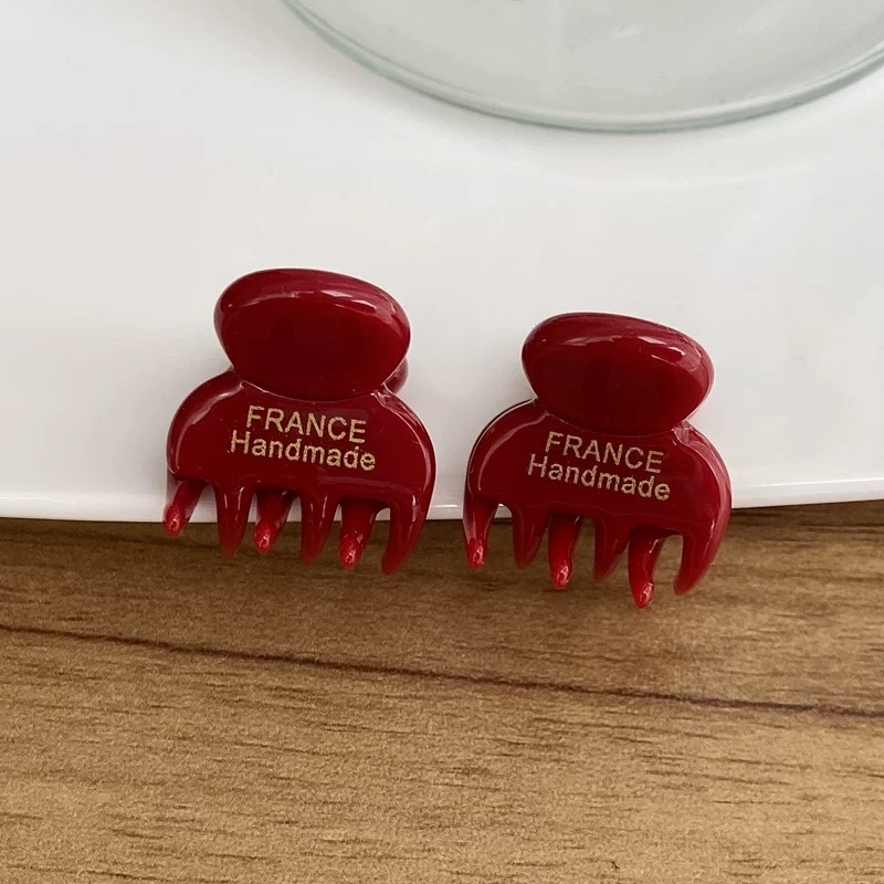 Children's New Year red duckbill clips, shark clips, hair clips, hair accessories, hairstyle clips, hair accessories, hair clips and outfits are cute and versatile Item Picture