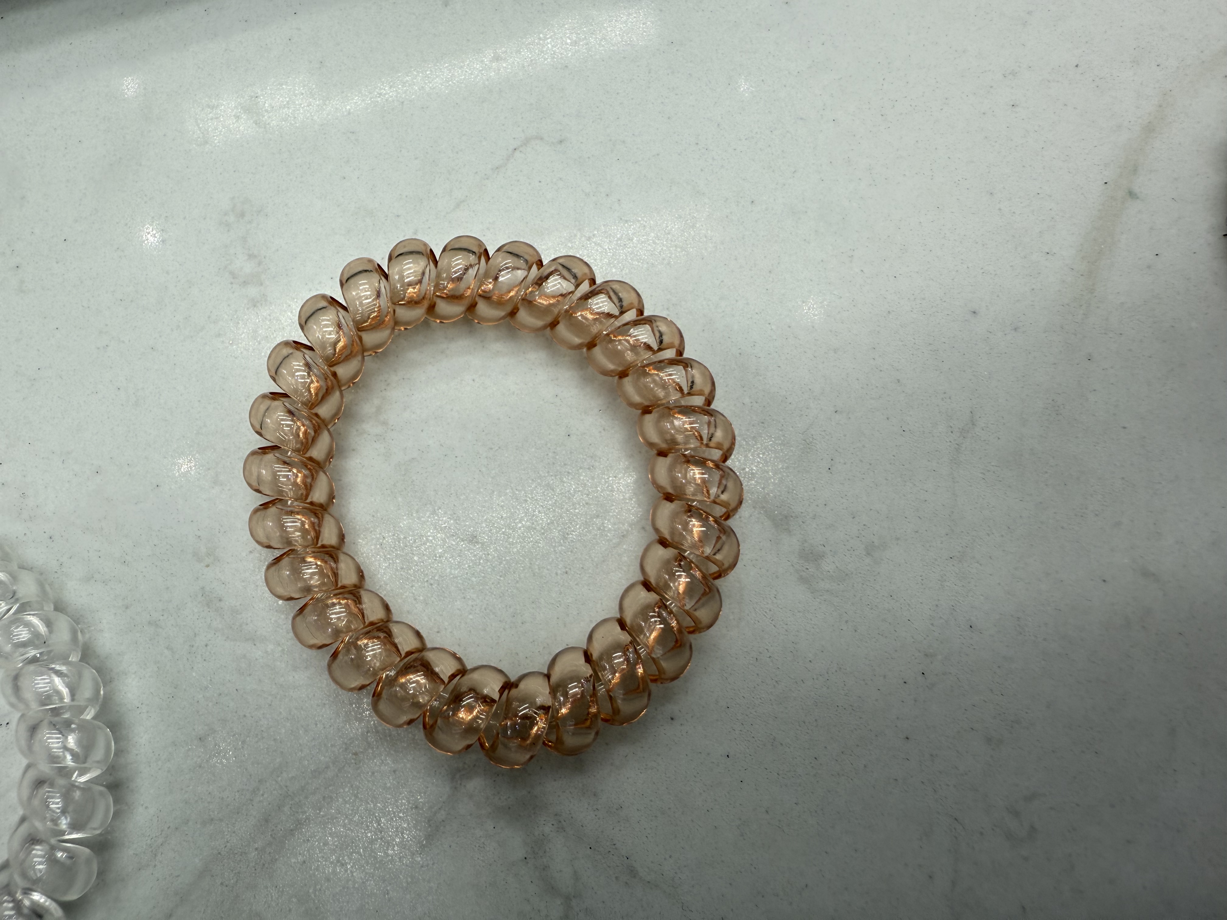 时尚饰品发圈大肠头绳方巾发圈百搭发饰发带少女简约潮流搭配品发圈头绳白底实物图