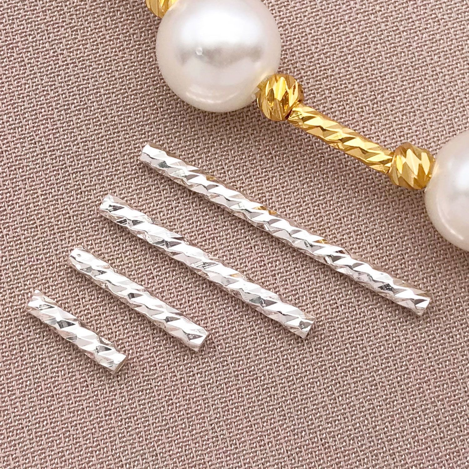 أنبوبة الورود بالذهب الحقيقي 18K 18K المغلفة بالنحاس تبلغ 1.5×10 مم detail image 5