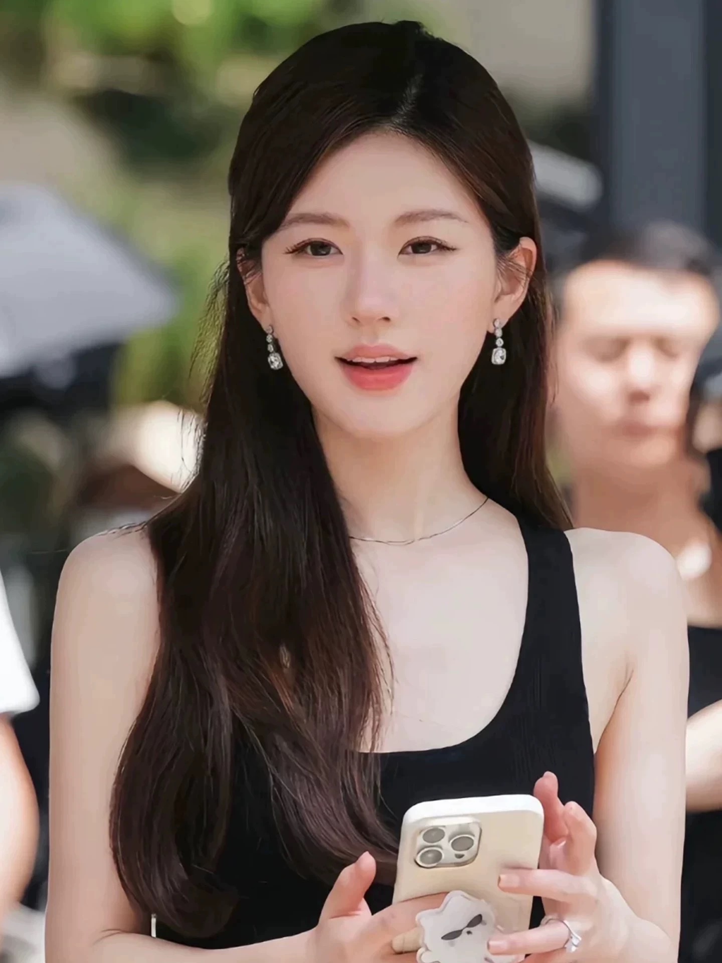 时尚耳钉植绒耳饰简约耳堵防脱落女款气质百搭饰品配饰s925 银针 防过敏 锆石详情图2