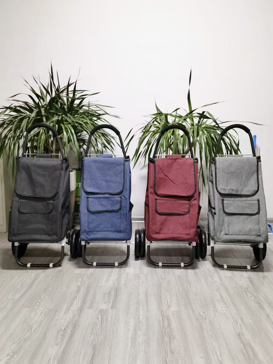 Large Multi-Functional Shopping Cart, Pulling Cart, Grocery Cart, Portable And Lightweight Household Folding Trolley, Supermarket Camping Shopping Cart