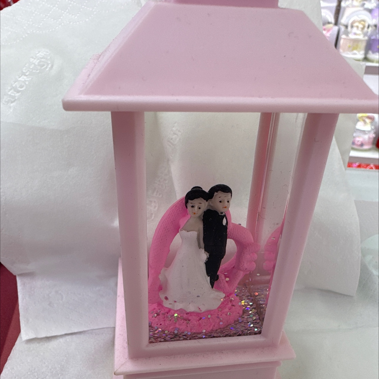 情人节小夜灯，电池款，亮灯