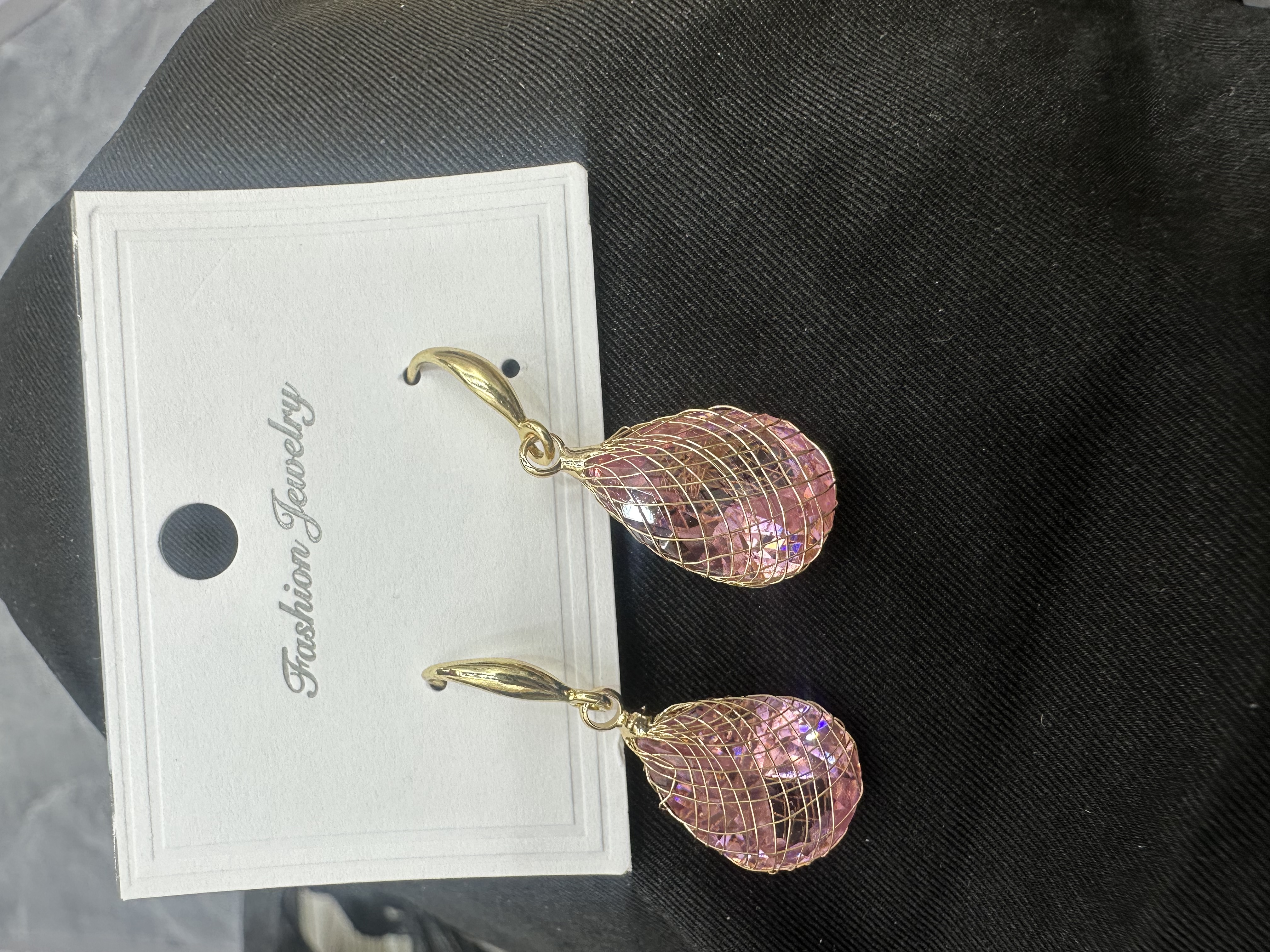 跨境新款个性夸张简约水滴包网耳饰耳环批发新款时尚气质设计款镂空网状水滴耳环耳饰批发 耳饰耳钉饰品细节图