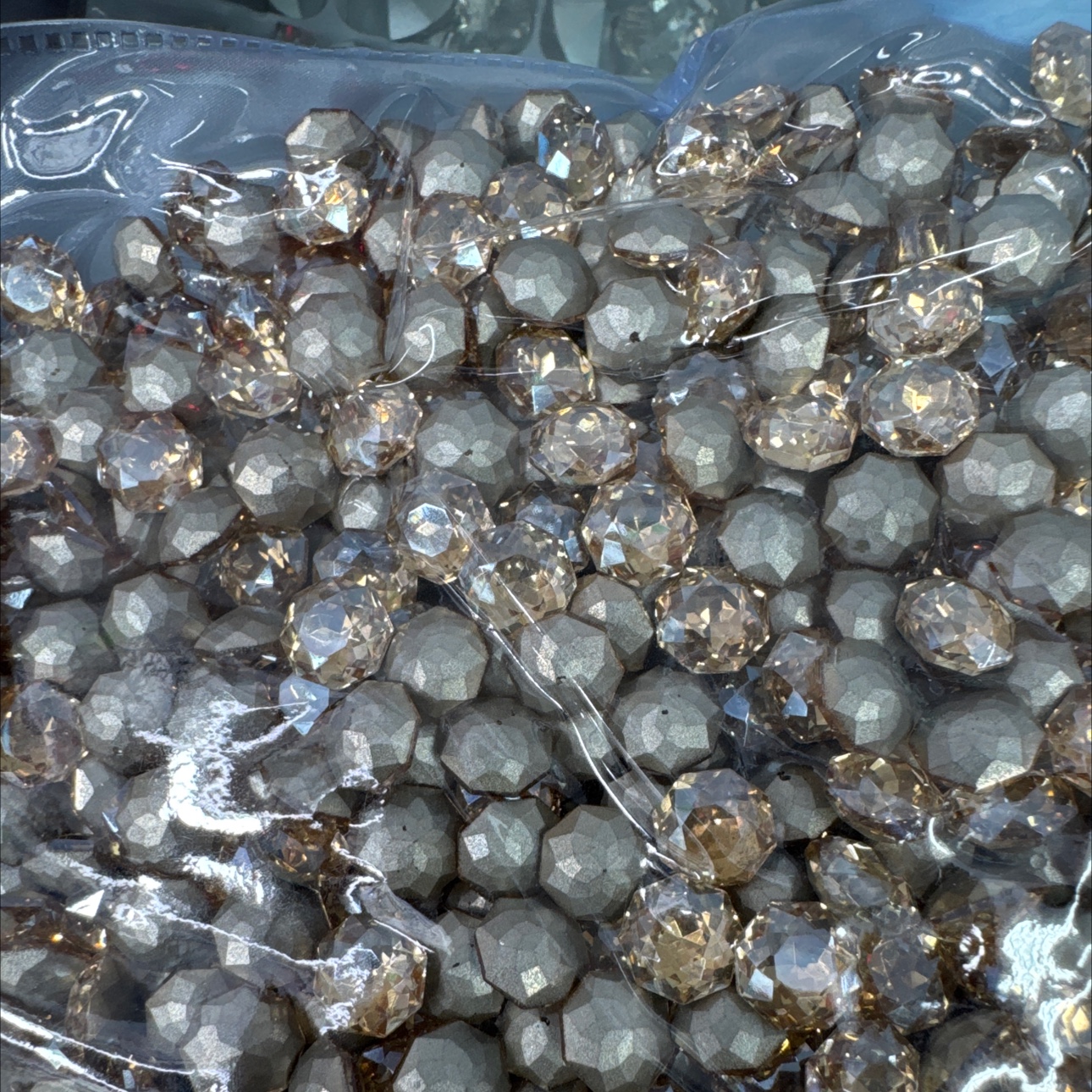 DIY crystal glass jewelry accessories