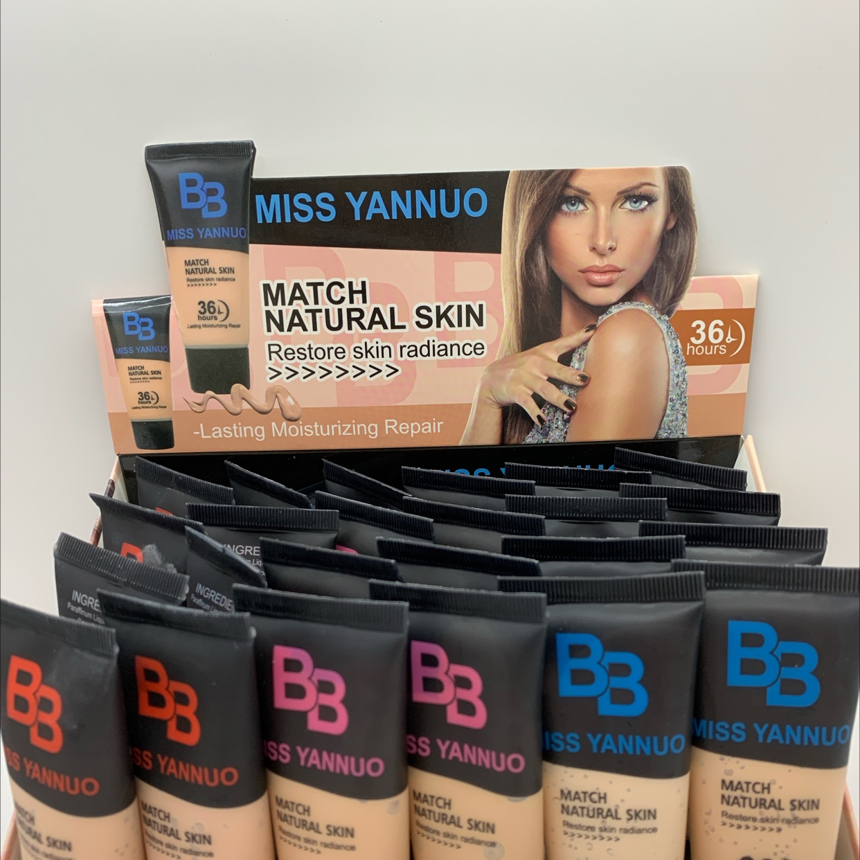 爱美天天见美妆遮瑕BB霜24支套装6个色