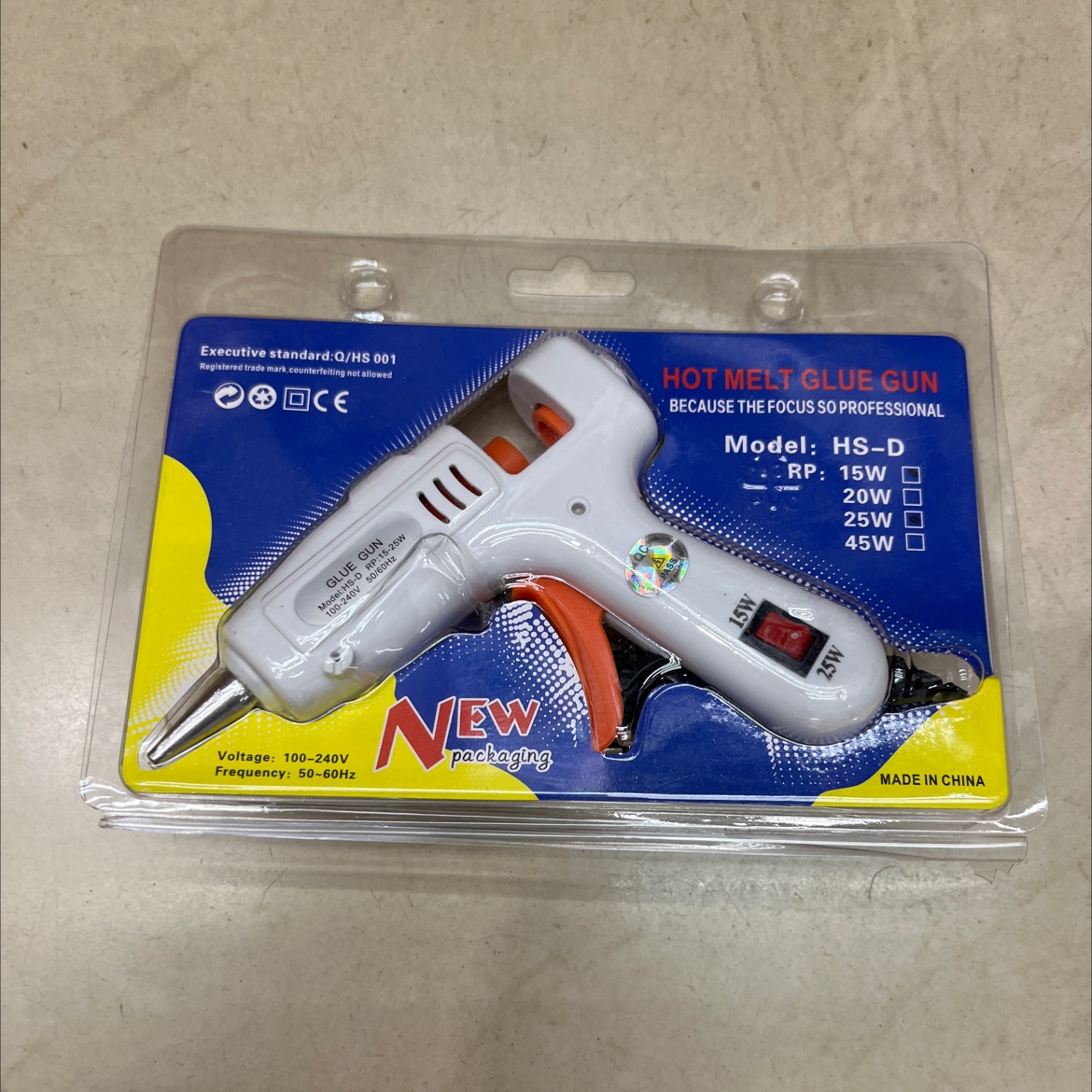 HS-D 15/25双功率调节小胶枪 高低温调节 胶枪 热熔胶枪 手工工具产品图