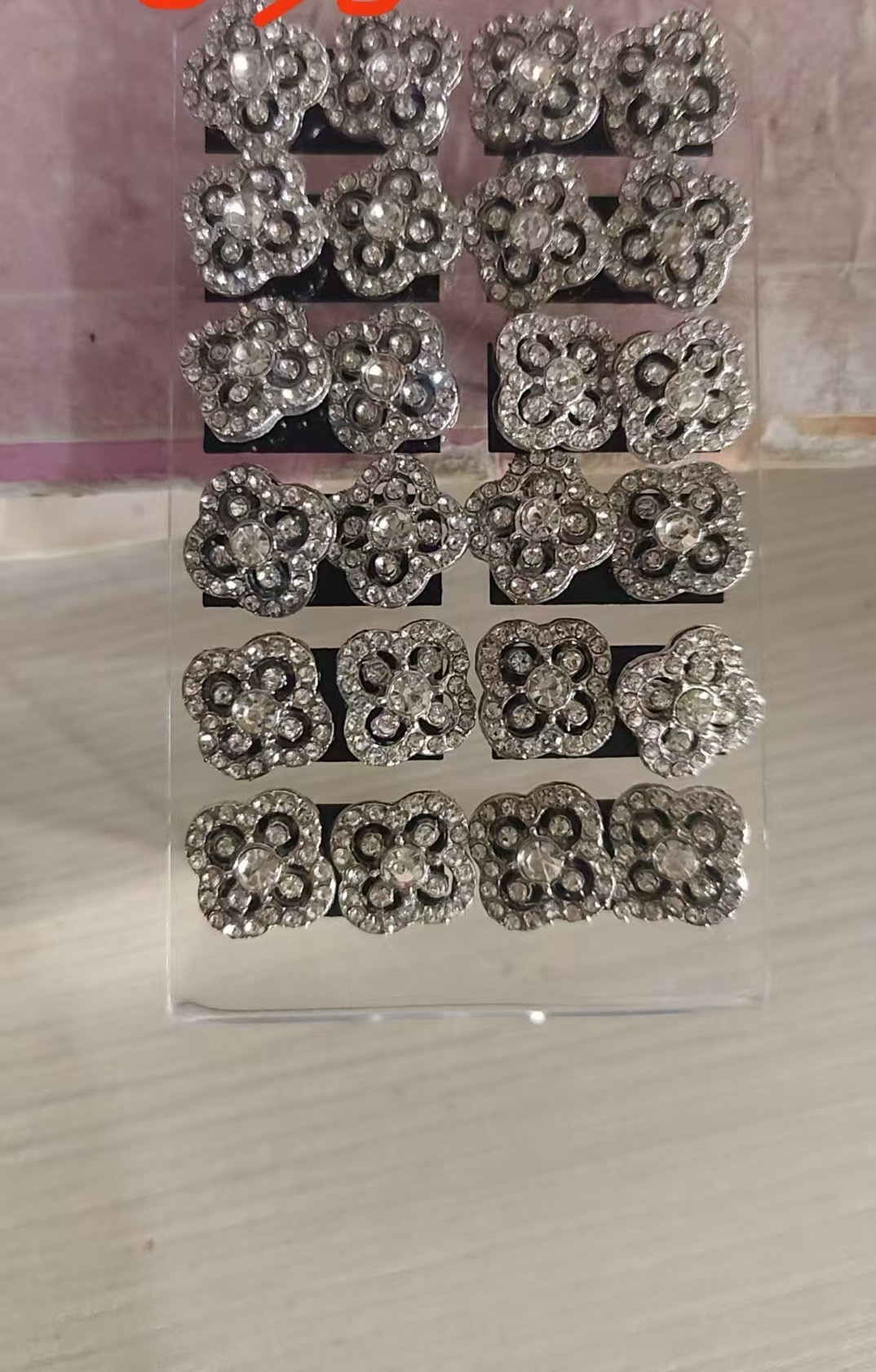 时尚烧焊锆石耳环耳饰简约气质耳坠女韩版百搭饰品配饰