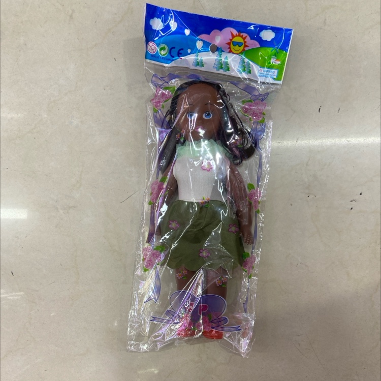 塑料玩具黑娃娃，袋装