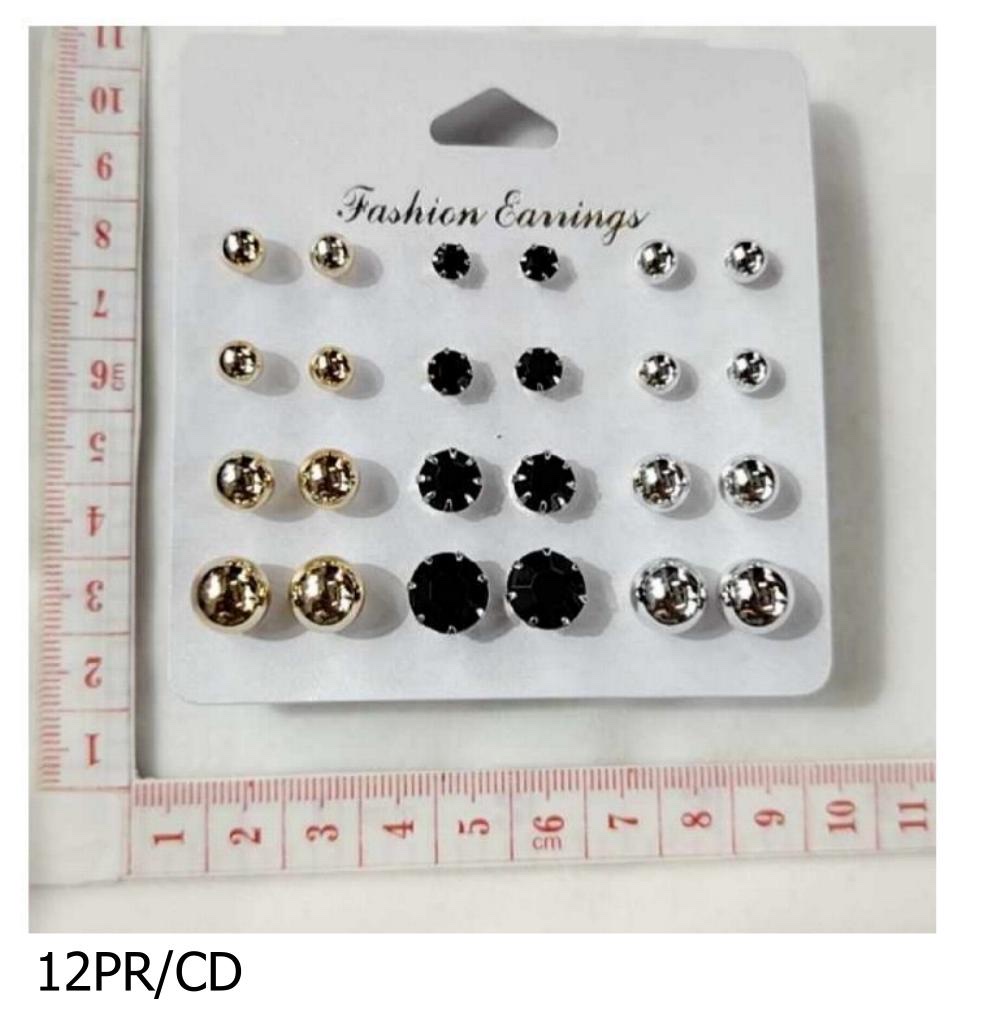 时尚耳钉圆珠耳饰简约耳堵防脱落耳饰品女学生气质百搭耳钉配饰产品图