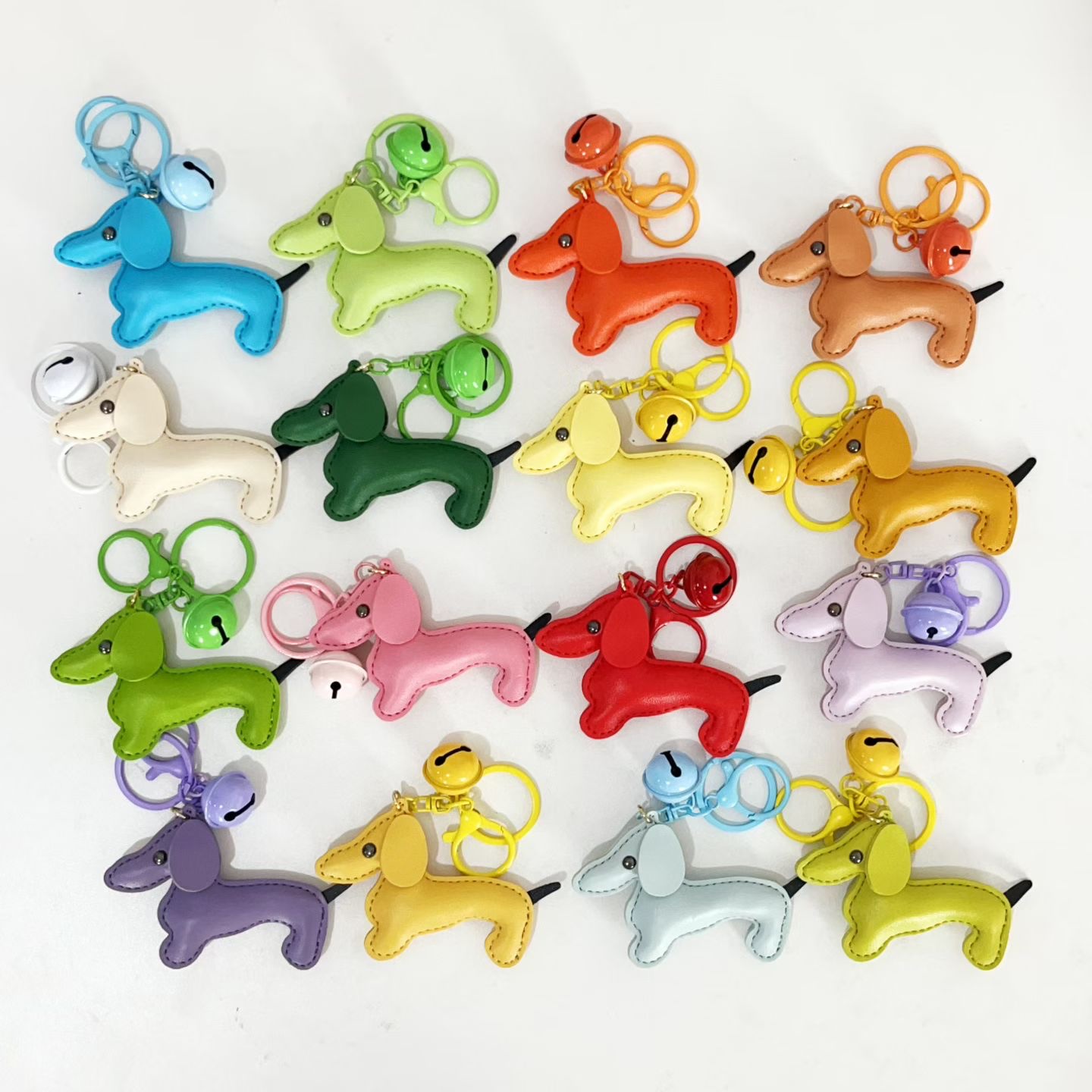 PU小狗钥匙扣，PU小鹿钥匙扣，PU小马钥匙扣，包包小挂件细节图