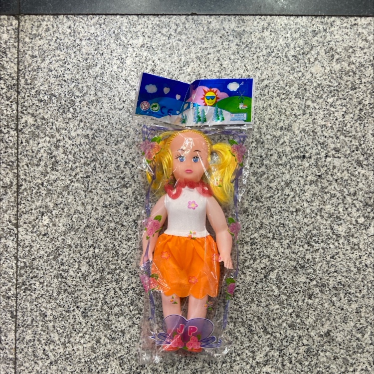 塑料玩具娃娃，袋装