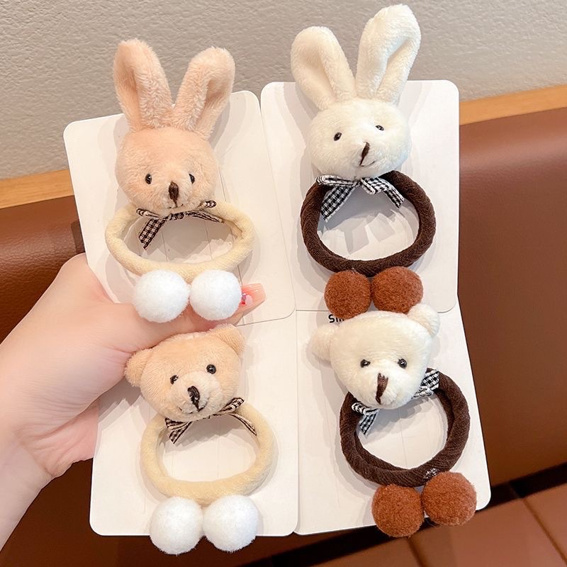 儿童新款发绳耐用高弹力不伤发橡皮筋扎马尾头绳女童可爱发圈头饰