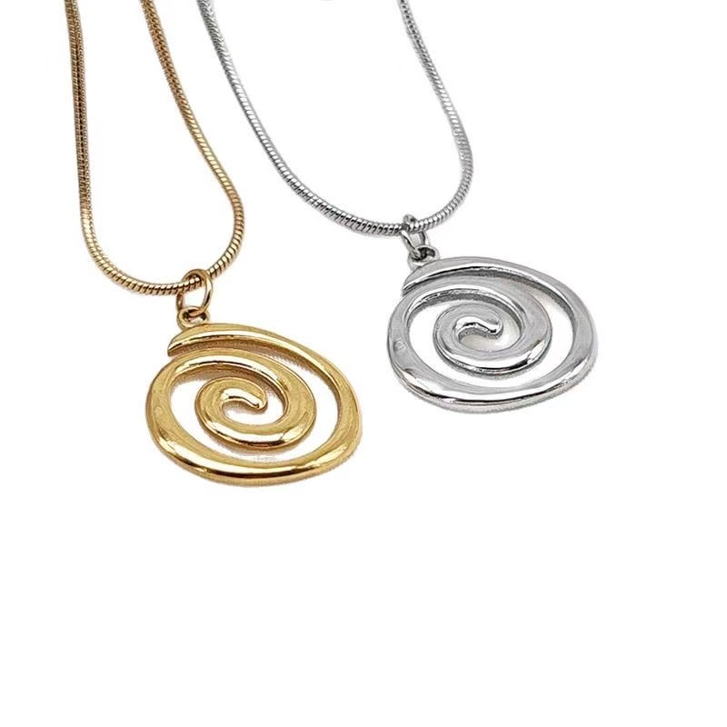 不锈钢珍珠水钻瓜链项链女时尚百搭首饰潮流简约款长款项链饰品