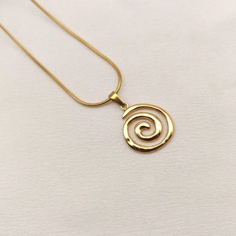 不锈钢珍珠水钻瓜链项链女时尚百搭首饰潮流简约款长款项链饰品详情图3