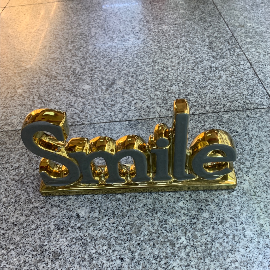 金色中东陶瓷摆件花瓶玻璃花瓶木架装饰品创意家居摆设微笑smile细节图