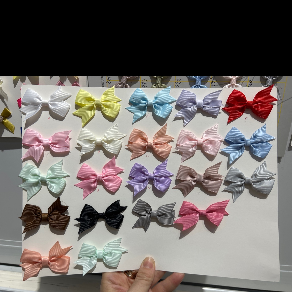 Dovetail bow, Korean-style headwear paired with clothing accessories, DIY handmade accessories, bow ingredients, Christmas accessories details Picture