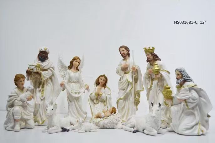 圣诞马槽套工艺品