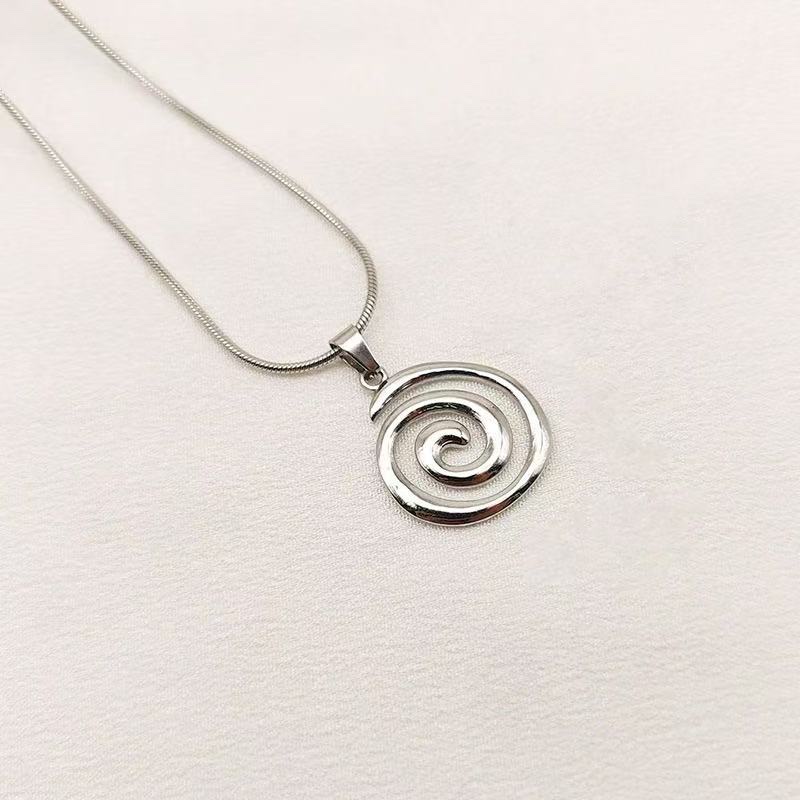 不锈钢珍珠水钻瓜链项链女时尚百搭首饰潮流简约款长款项链饰品细节图