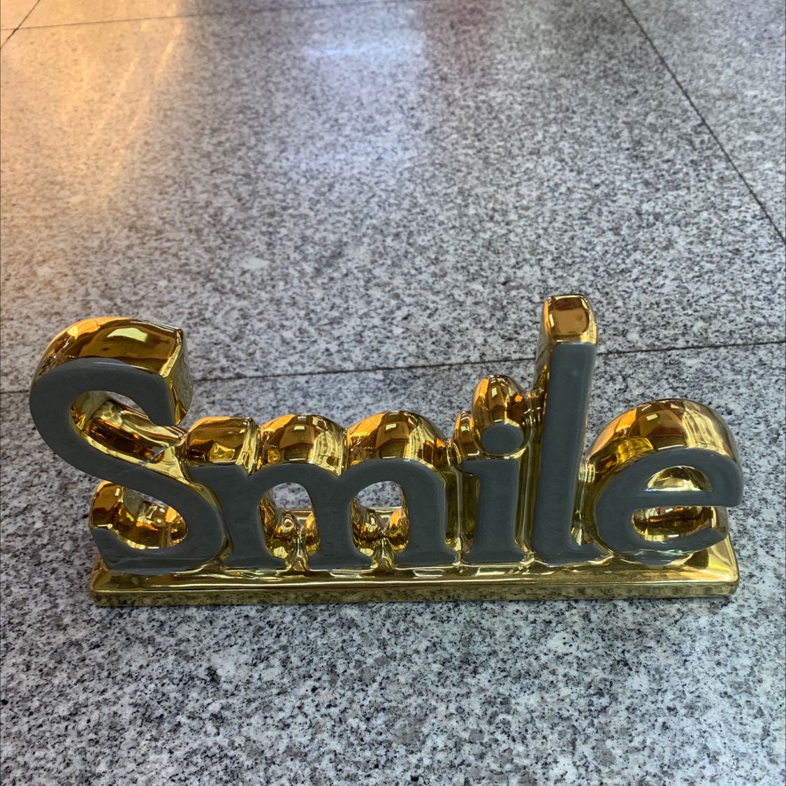 金色中东陶瓷摆件花瓶玻璃花瓶木架装饰品创意家居摆设微笑smile产品图