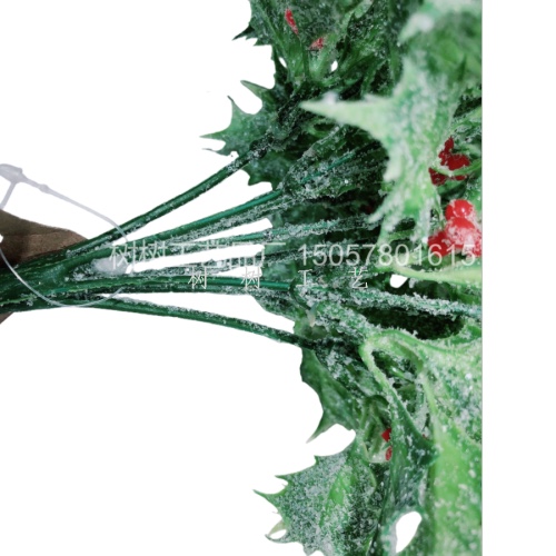 The new Christmas simulation green plant set features a realistic appearance, long-lasting durability, and is made of eco-friendly materials. It is a popular Amazon bestseller, featuring plastic simulation flowers, artificial flowers, and artificial flowers detail image 2