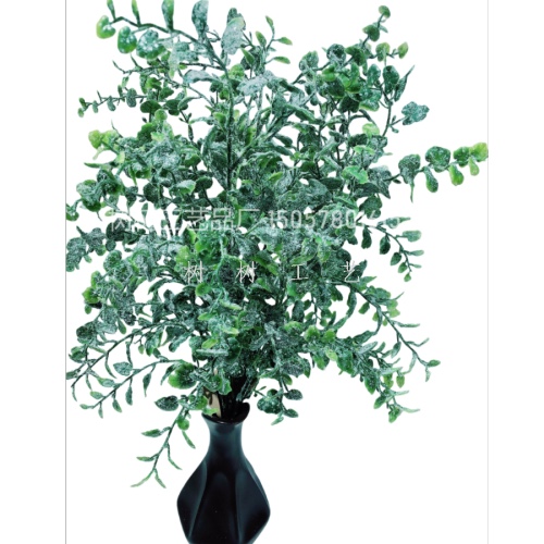 Cross-border Christmas artificial green plant set, realistic appearance, long-lasting durability, environmentally friendly material, popular Amazon bestseller plastic artificial flowers
