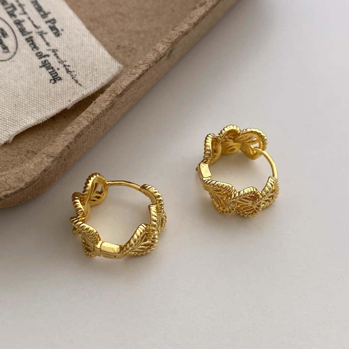 时尚烧焊锆石耳环耳饰简约耳坠女气质百搭饰品配饰礼物产品图