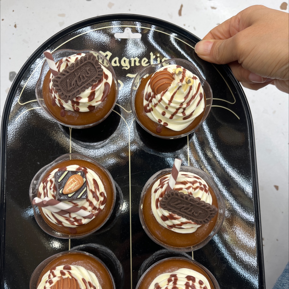 仿真冰箱贴杯 巧克力派 仿真冰箱贴模型 治愈系 创意潮流模型仿真蛋糕详情图2