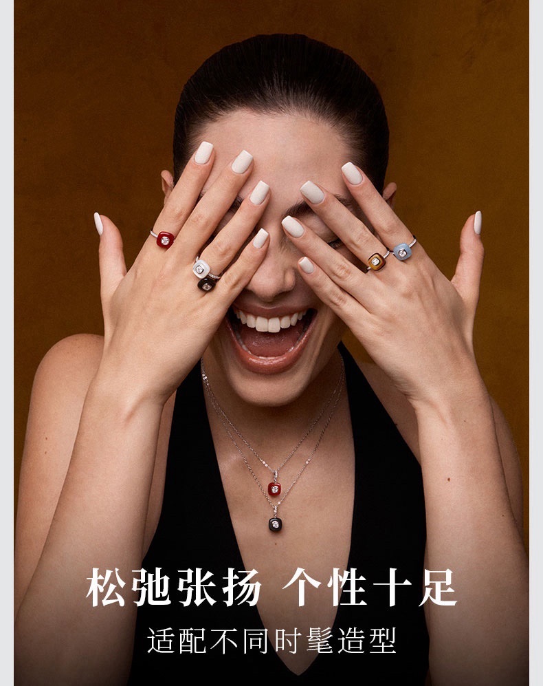 天然石不锈钢珍珠水钻瓜链项链女时尚简约百搭首饰品礼物赠品详情图9