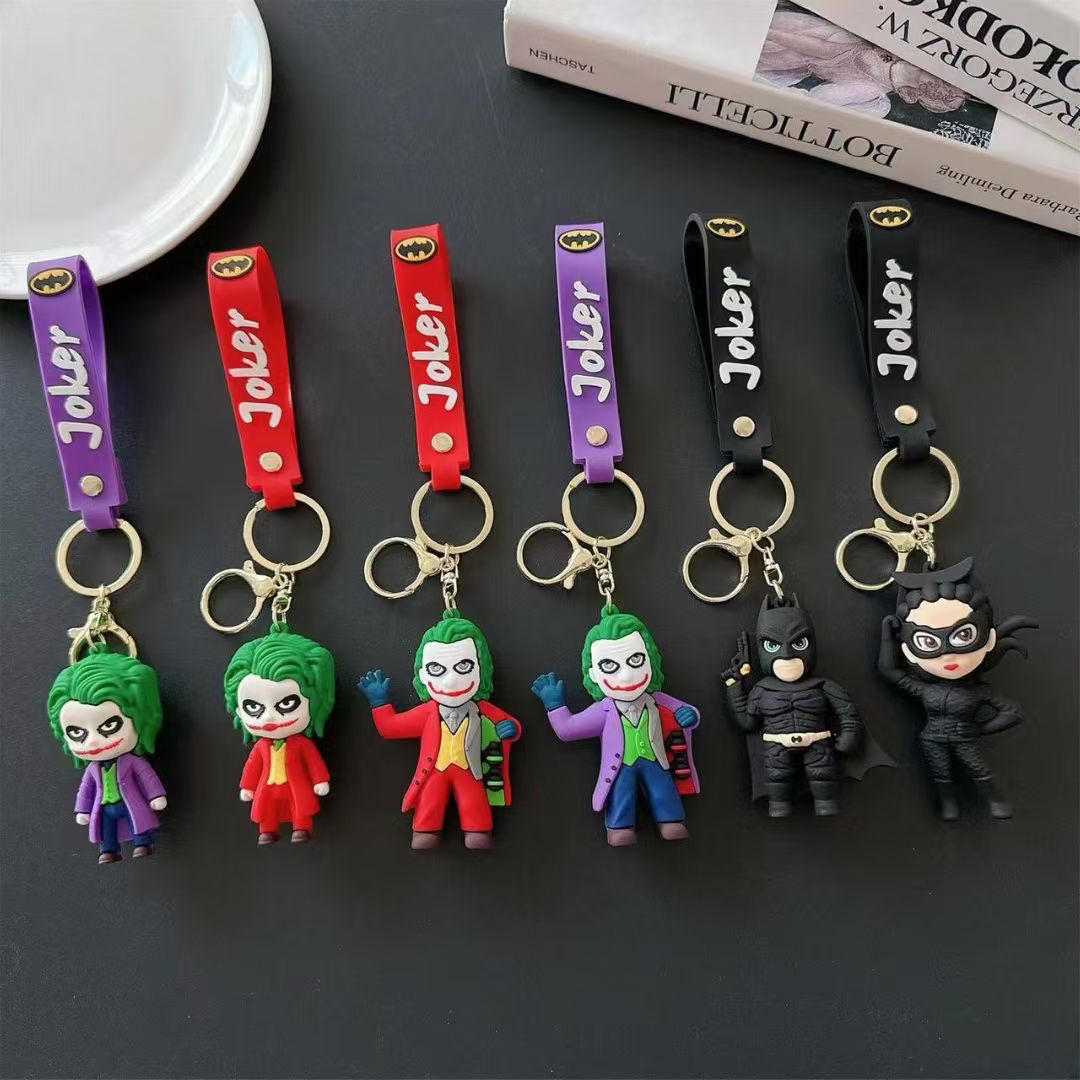 潮玩钥匙扣配件后视镜凸面镜汽车钥匙包壳汽车钥匙壳套装