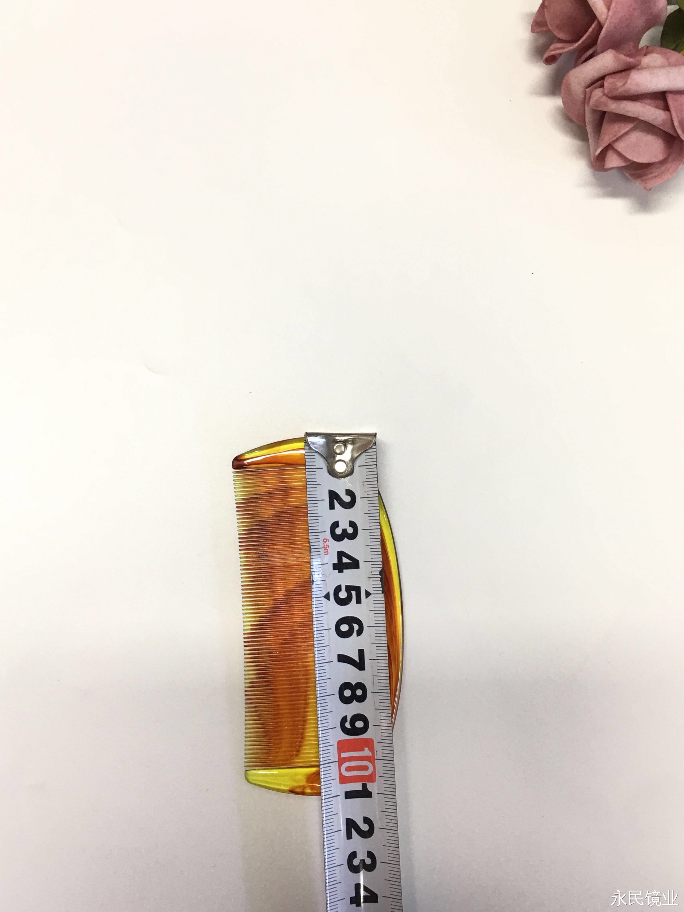 【永民镜业】A61茶色篦子 舒缓头皮工厂直销外贸批发白底实物图