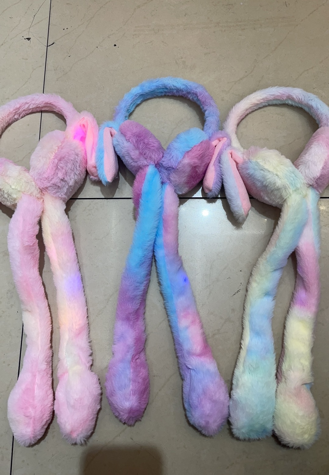 时尚女生针织耳朵帽对讲机耳机耳捂保暖防风多功能秋冬款适用男女