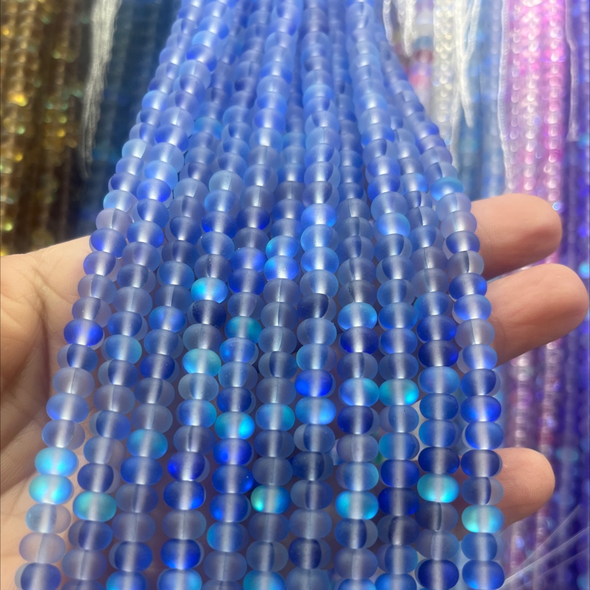 珠子珍珠串珠米珠木珠手工DIY配饰材料多色装饰品配珠包邮串珠米珠木珠