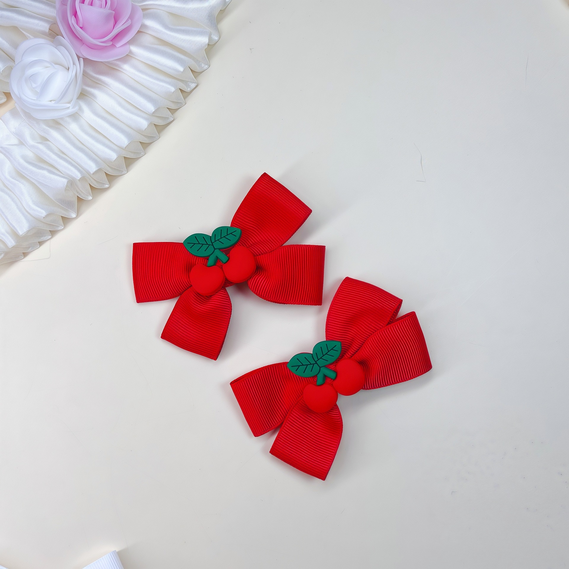 Acrylic children's hair clips, headwear, rubber bands, cute hair accessories, styled hair accessories, children's fruit hair clips detail image 5
