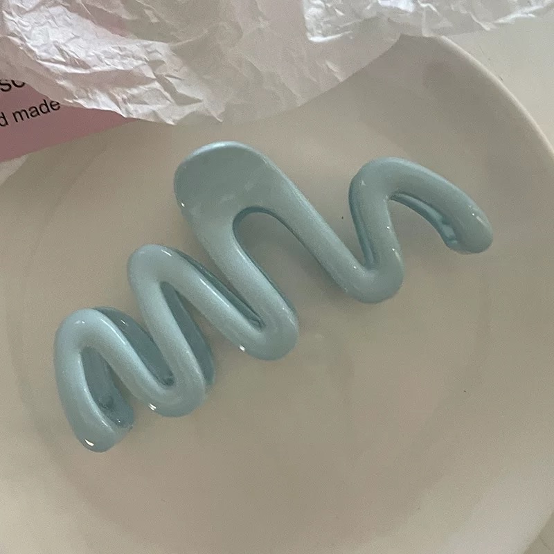 Large-sized high-end wavy hair clips for women, large hair volume, multiple clips, headwear, hair clips, back of the head, hair clippers, updo detail image 4