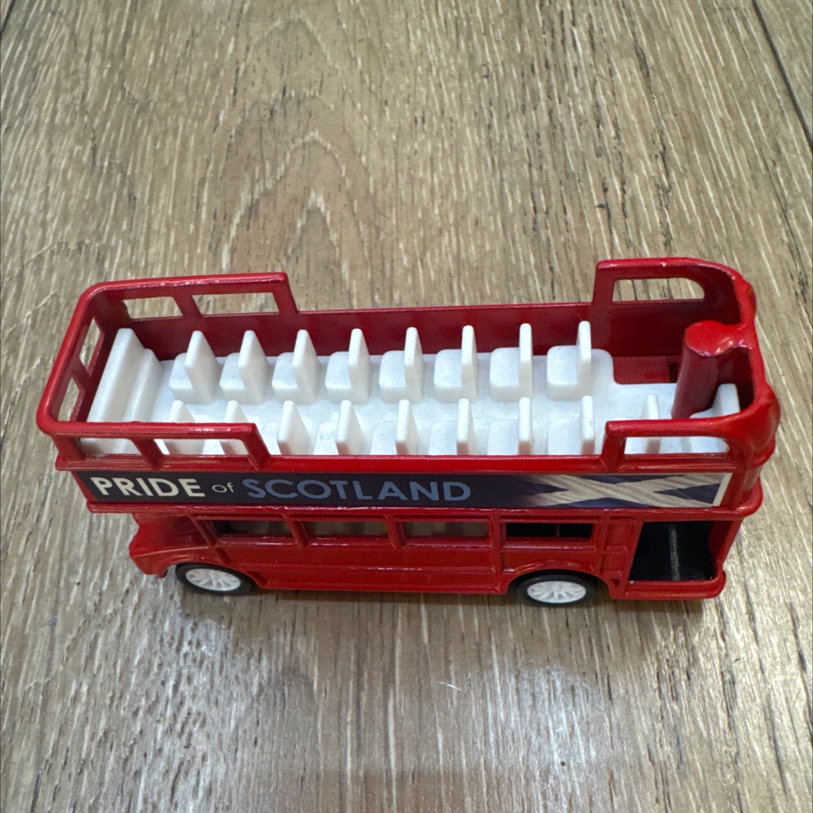 爆款双层敞篷红色迷你小巴士送学生工艺品摆件礼品摆件