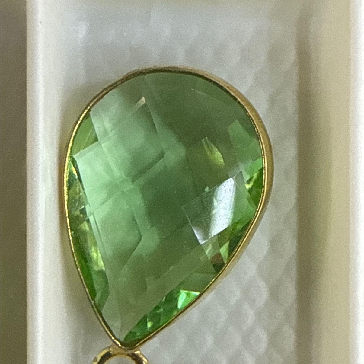 Single hanging water droplet AH10x14, copper, glass, pendant, connecting parts, rich in colors. Customizable. Necklaces and earrings are all available detail image 4