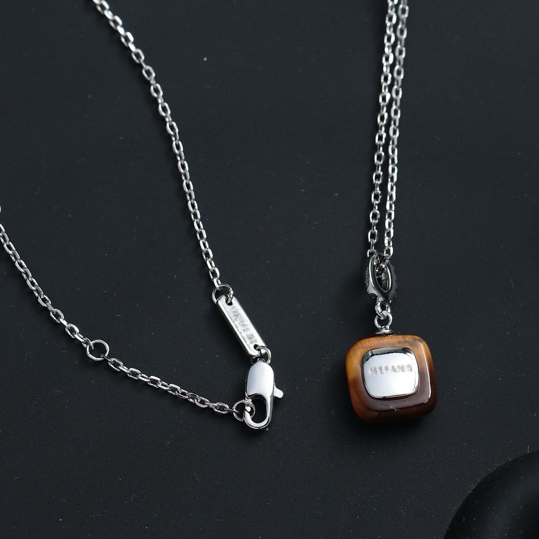 天然石不锈钢珍珠水钻瓜链项链女时尚简约百搭首饰品礼物赠品详情图4