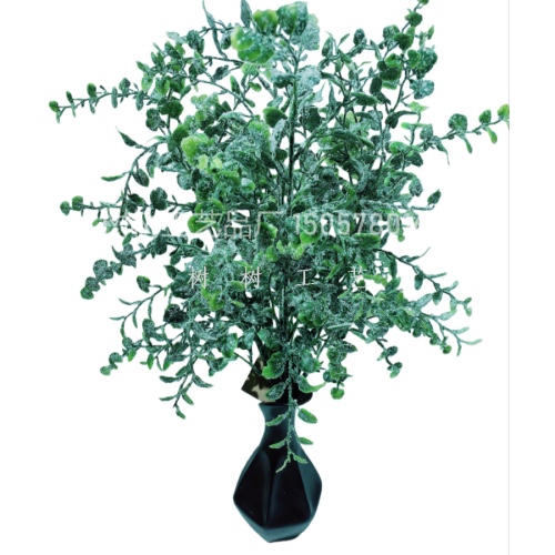 Cross-border Christmas artificial green plant set, realistic appearance, long-lasting durability, environmentally friendly material, popular Amazon bestseller plastic artificial flowers Application Scenario