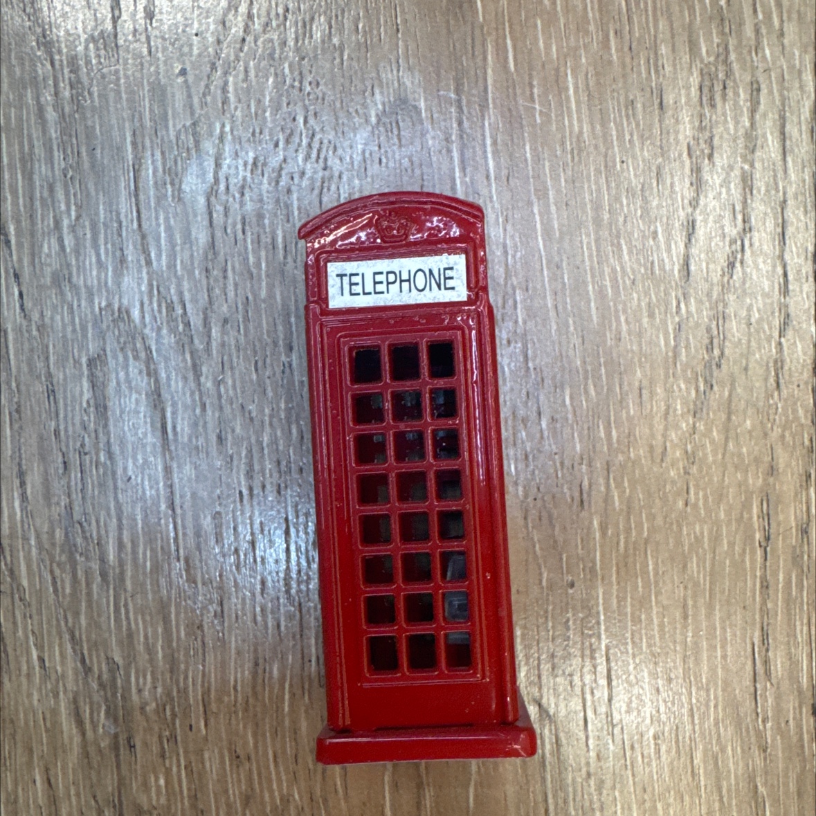 红色铅笔卷电话亭工艺品摆件学生用品礼品